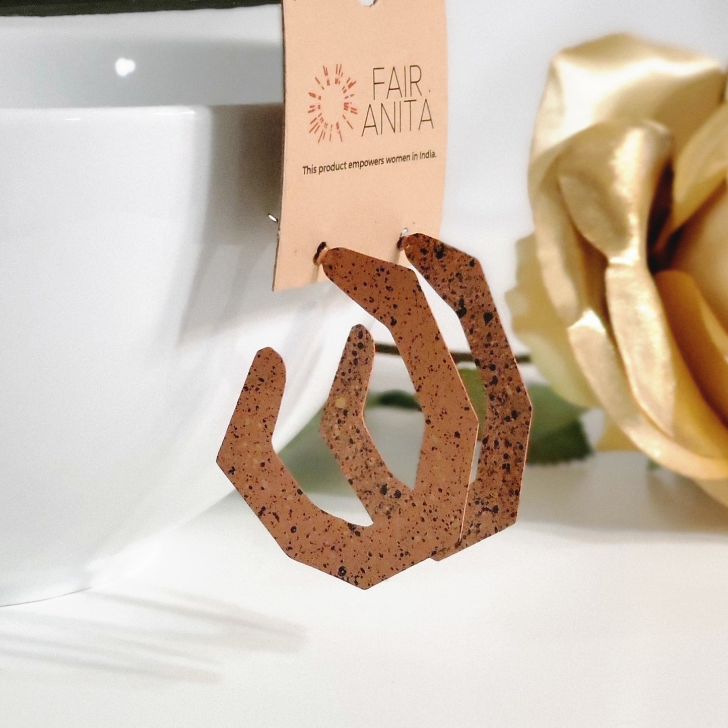 Speckled Deconstructed Hoops