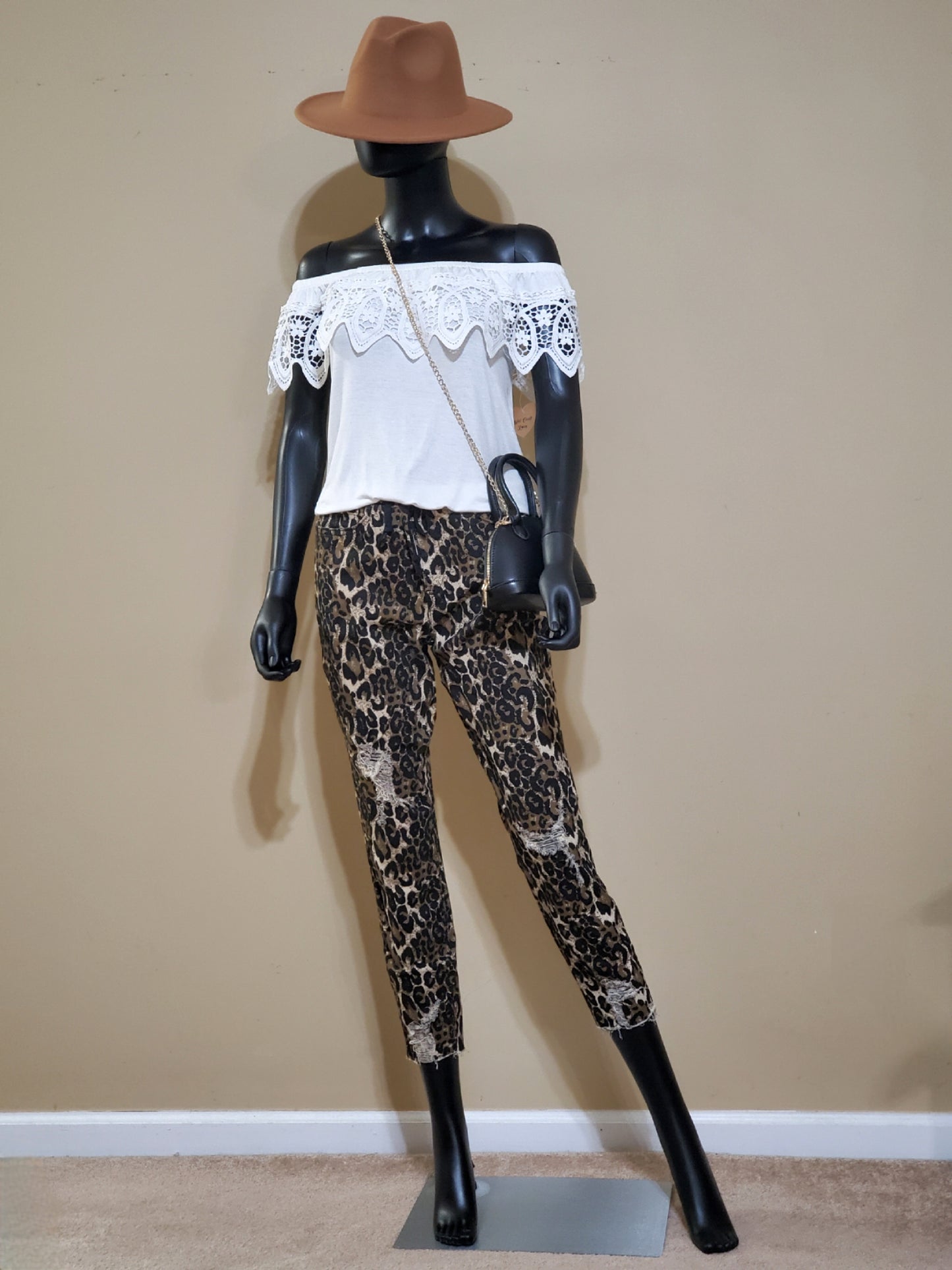 High Rise Cheetah Joggers