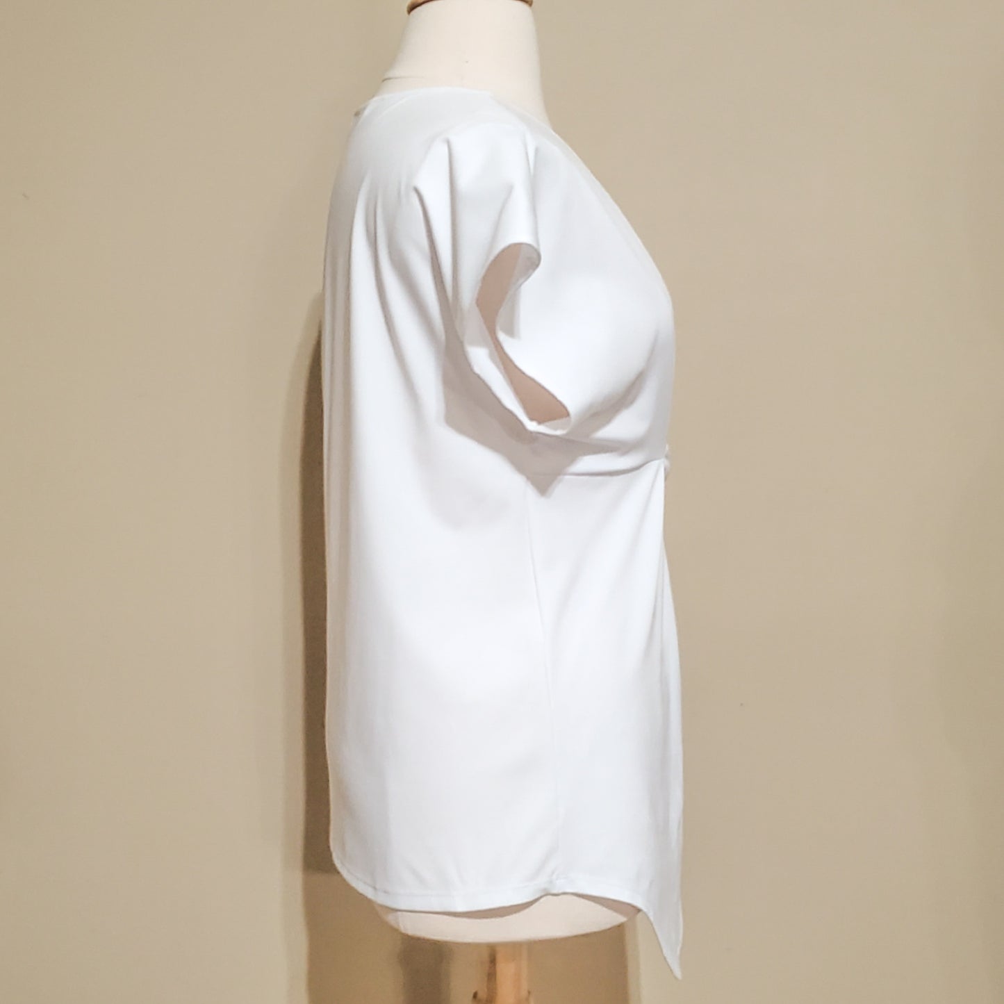 Asymmetrical Wrap Blouse