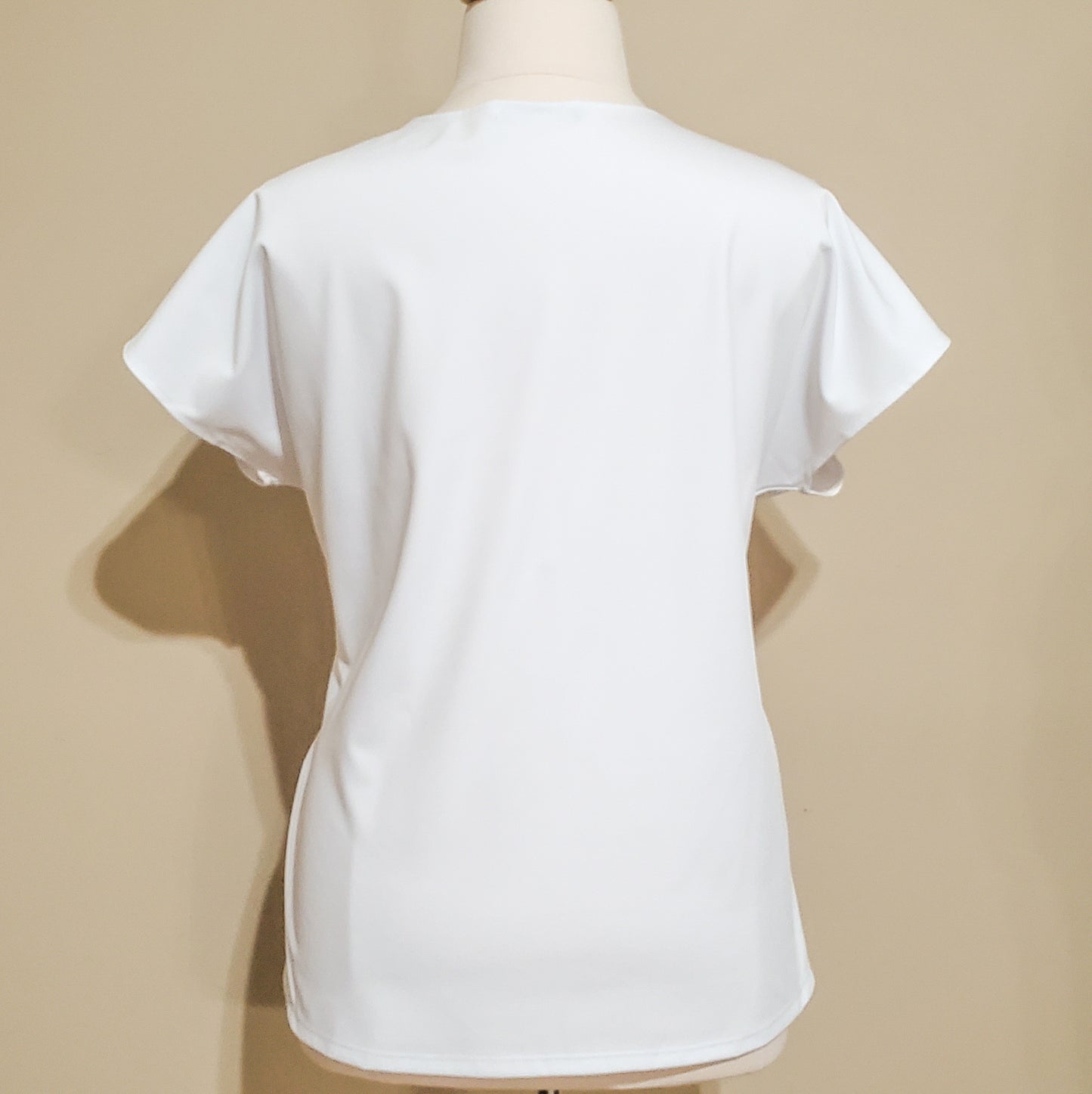 Asymmetrical Wrap Blouse