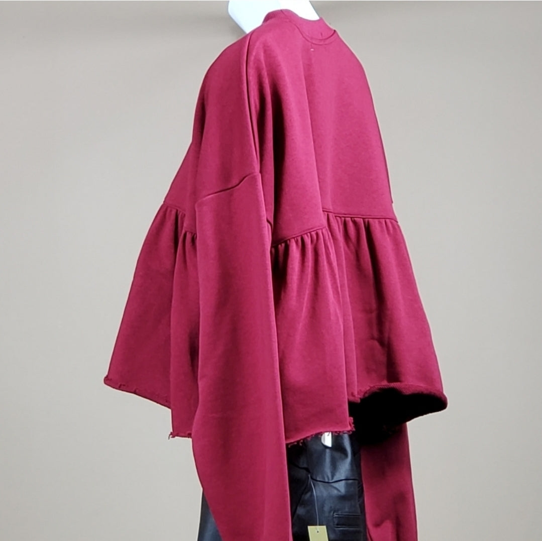 Peplum Sweatshirt
