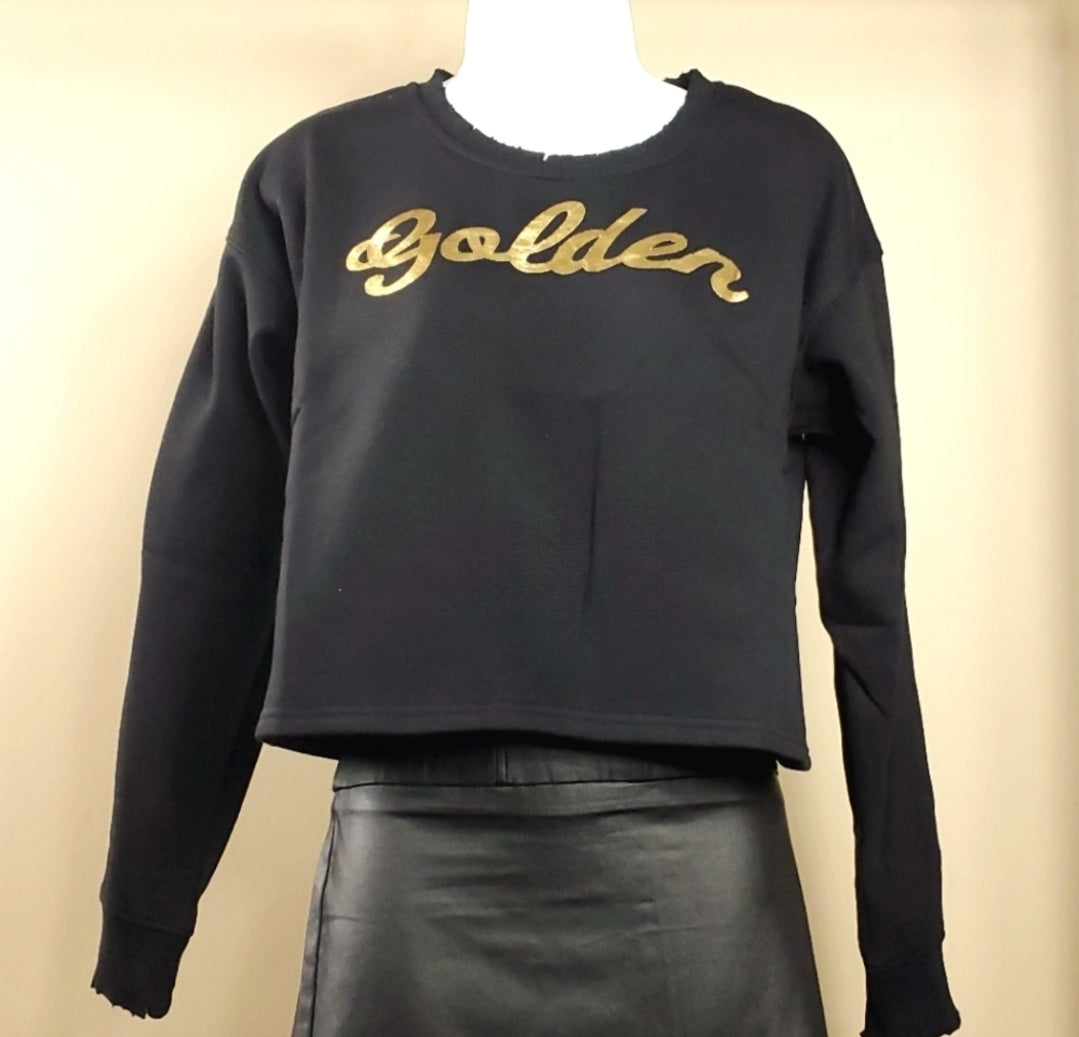 Golden Graphic Sweatshirt