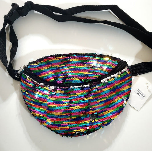 Rainbow Sequins Fanny Pack