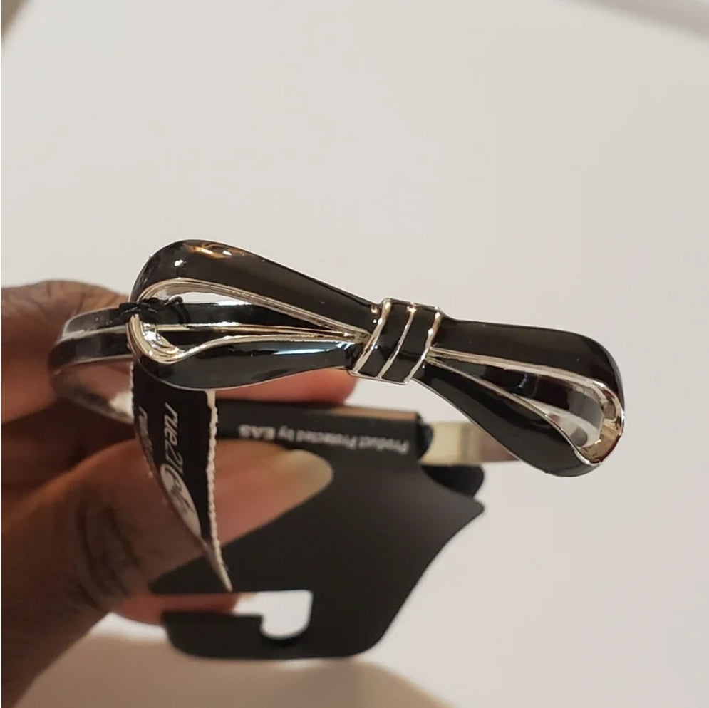 Ribbon Bow Bangle Bracelet