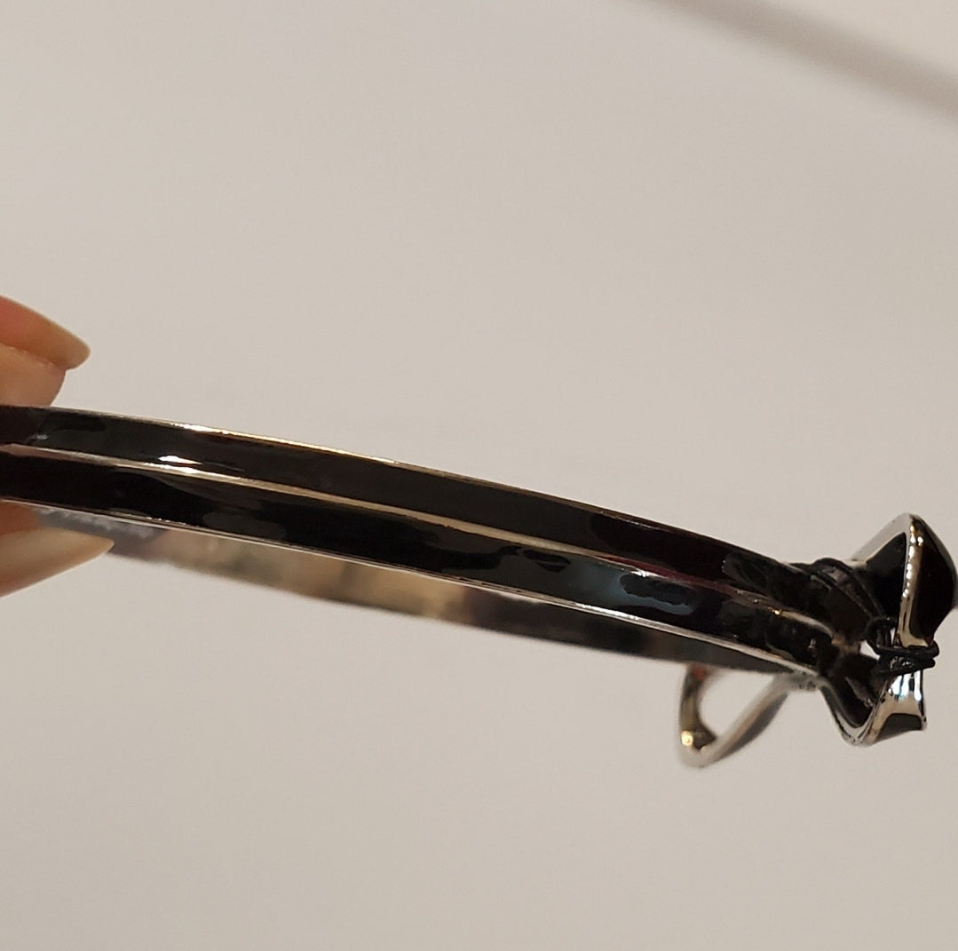 Ribbon Bow Bangle Bracelet