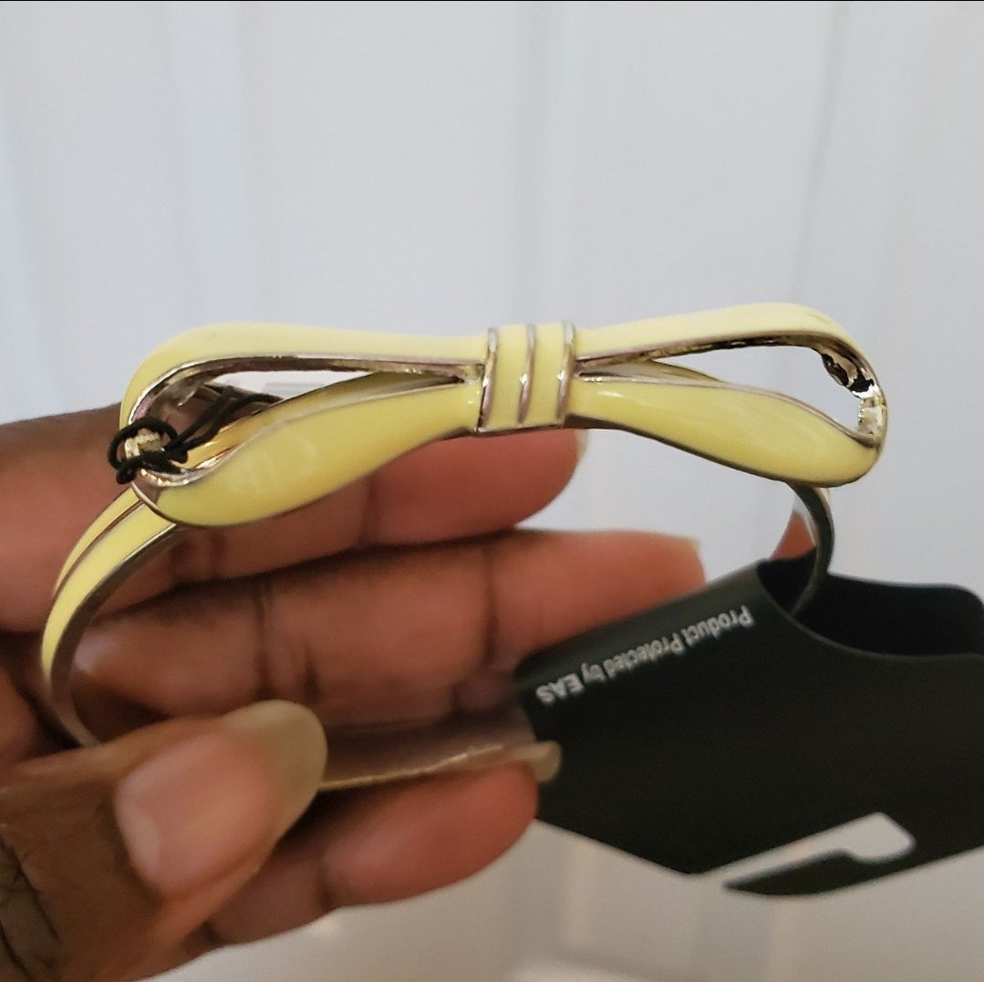 Ribbon Bow Bangle Bracelet