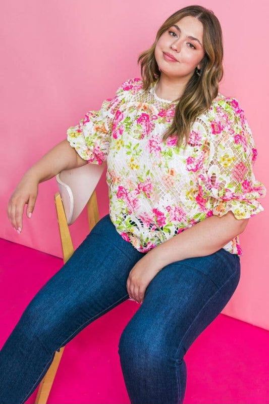 Floral Lace Blouse