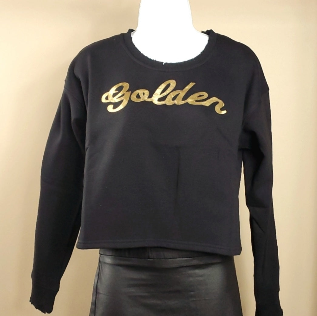 Golden Graphic Sweatshirt