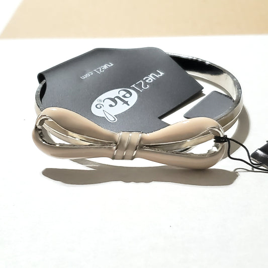 Ribbon Bow Bangle Bracelet