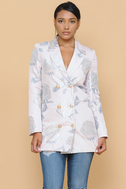 Floral Blazer