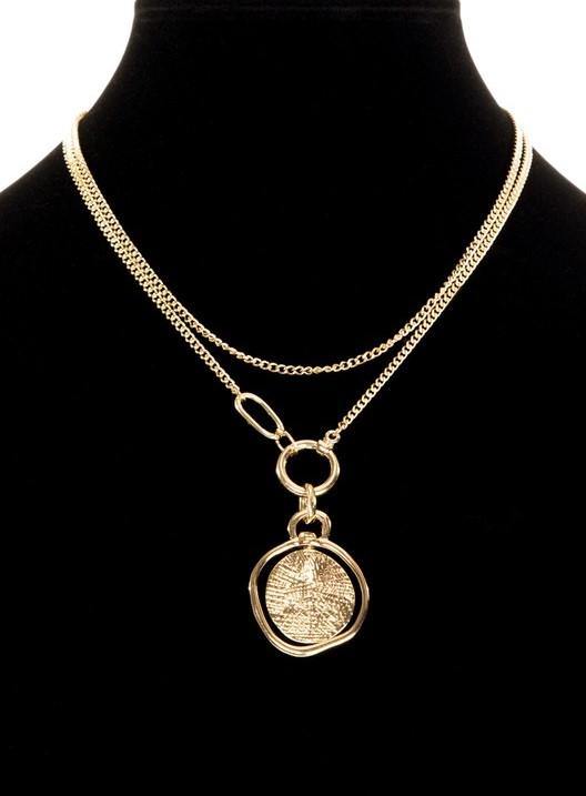 Hammered Pendant Necklace - Taffycat's