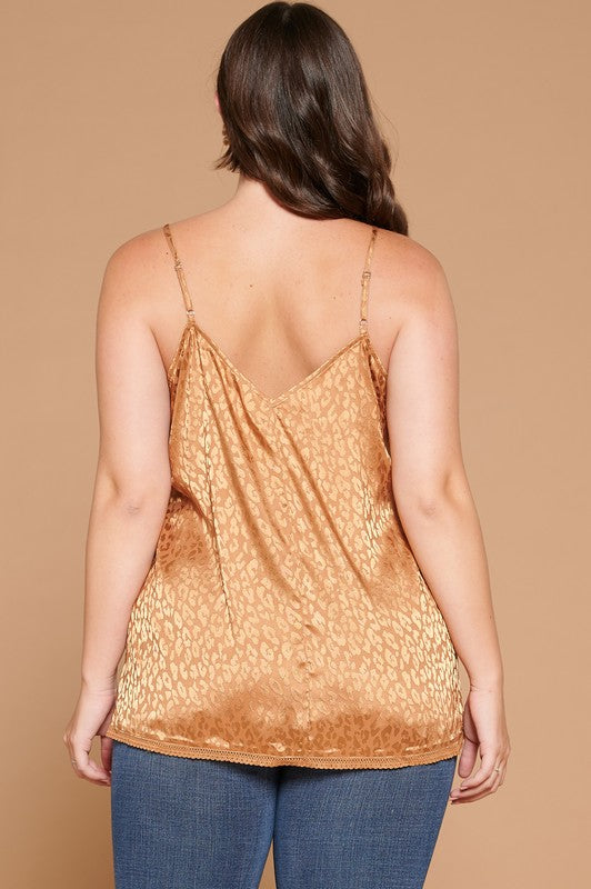 Leopard Satin Cami