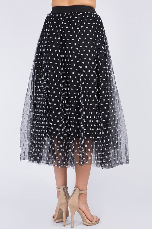 Polka Dot Tulle Skirt