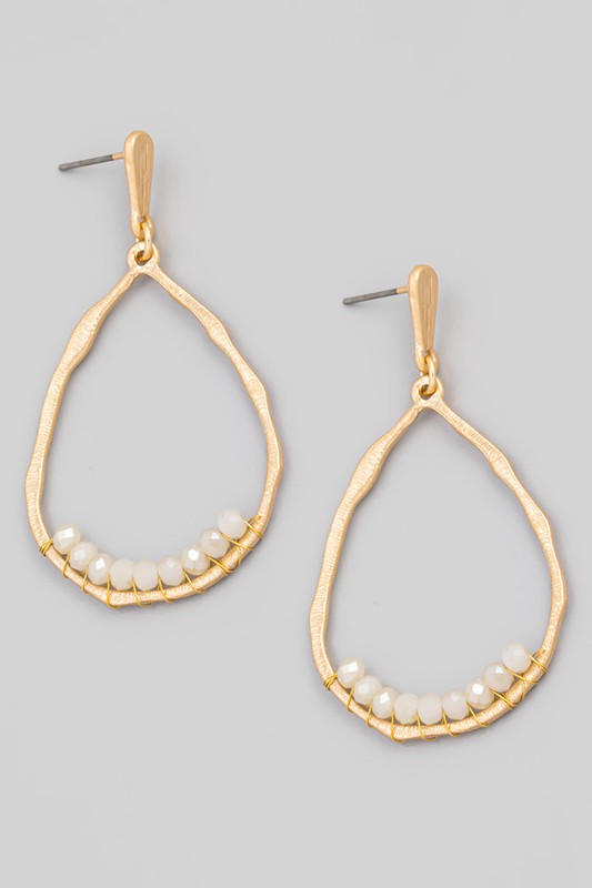 Beaded Teardrops