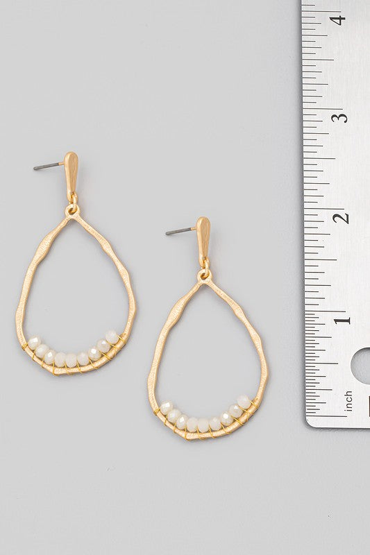 Beaded Teardrops