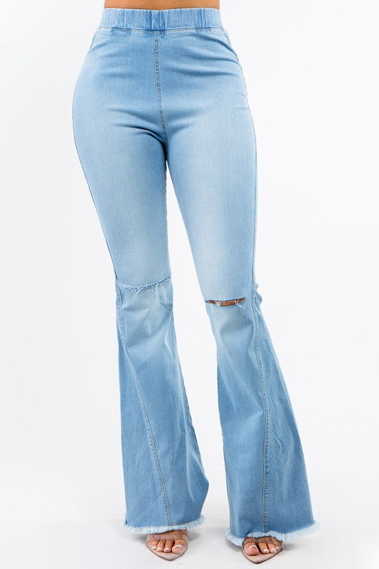 High Waist Flare Jeans
