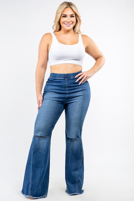 High Waist Flare Jeans