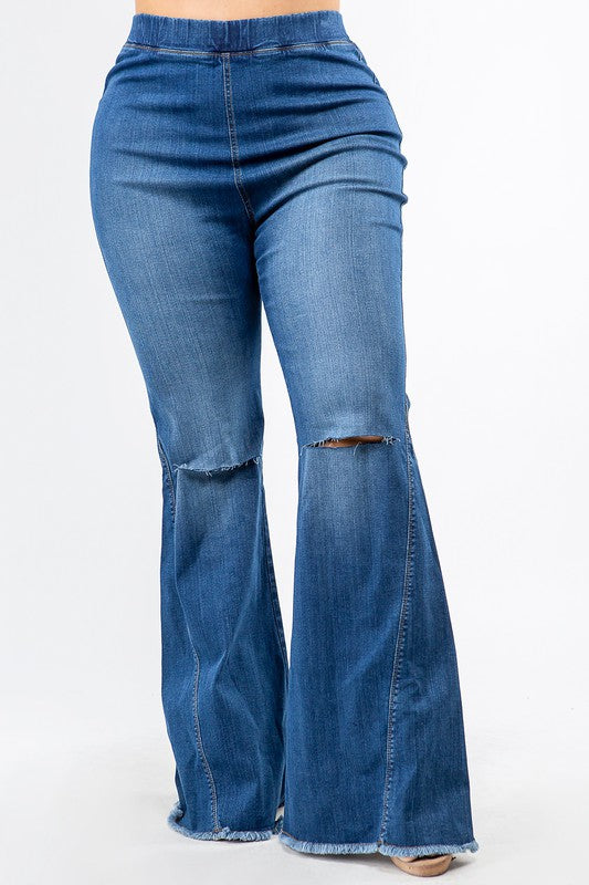 High Waist Flare Jeans