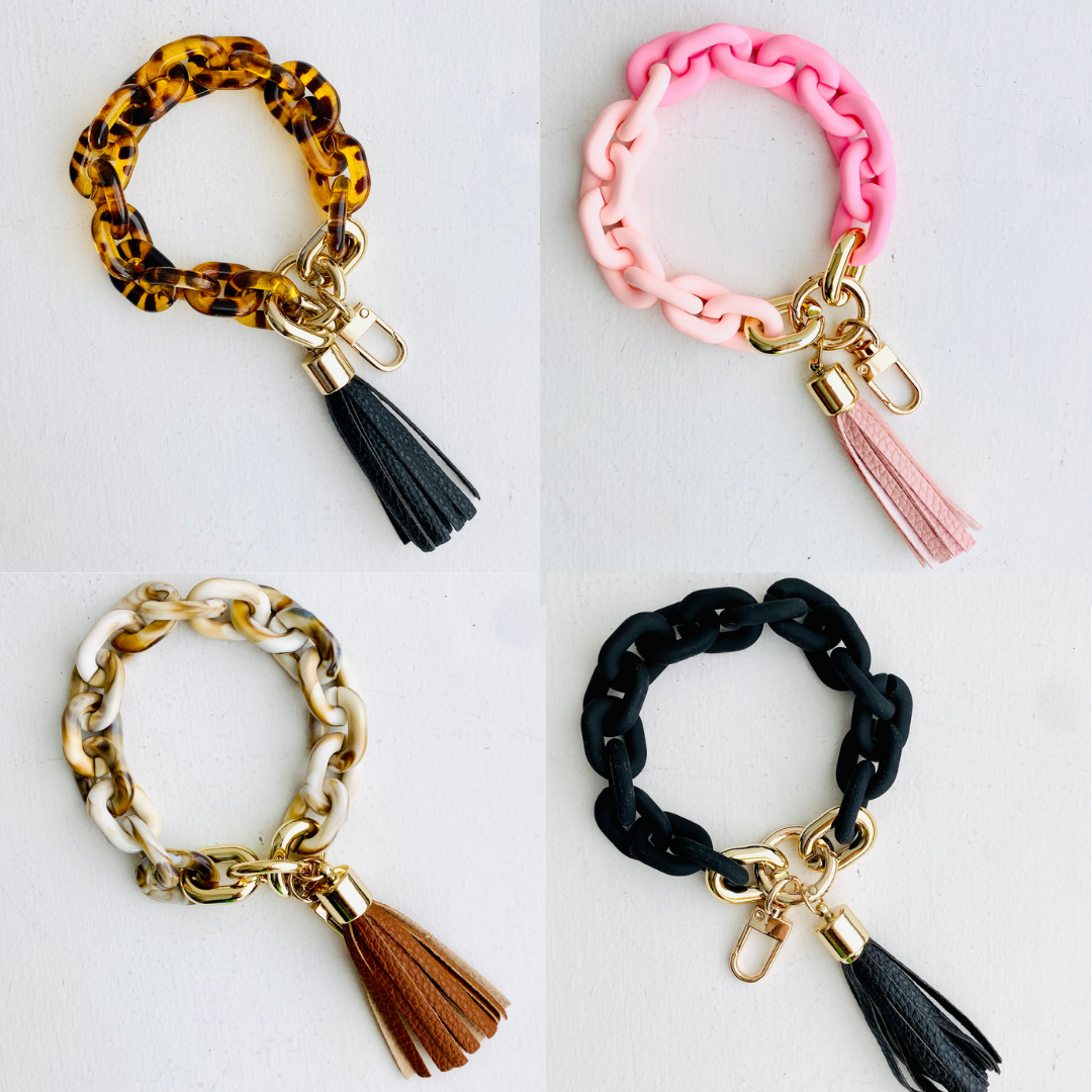 Chain Link Bangle Keychain