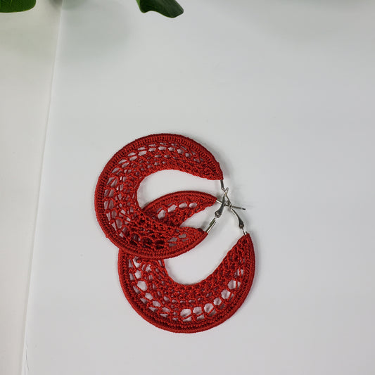Crochet Thread Earrings