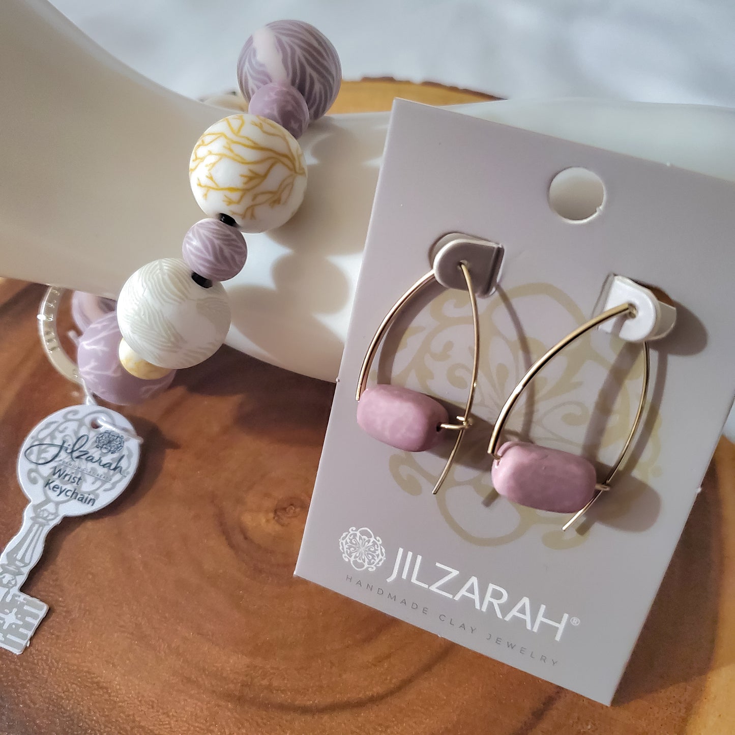 Summer Sand Triangle Earrings