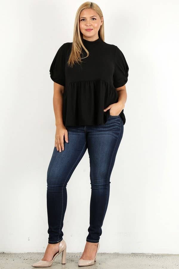 Soft Babydoll Knit Top