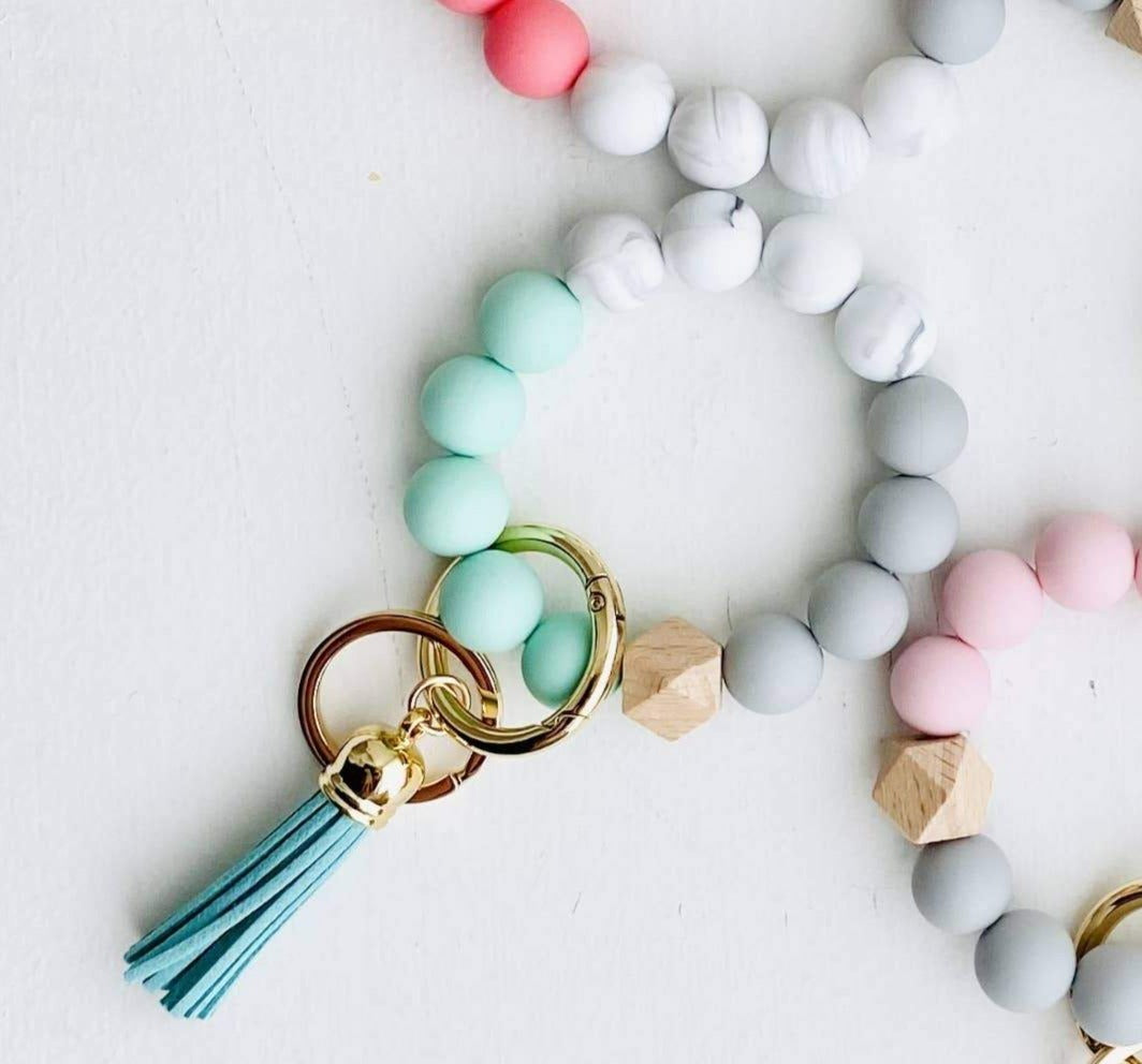 Silicone Bead Wristlet Bangle