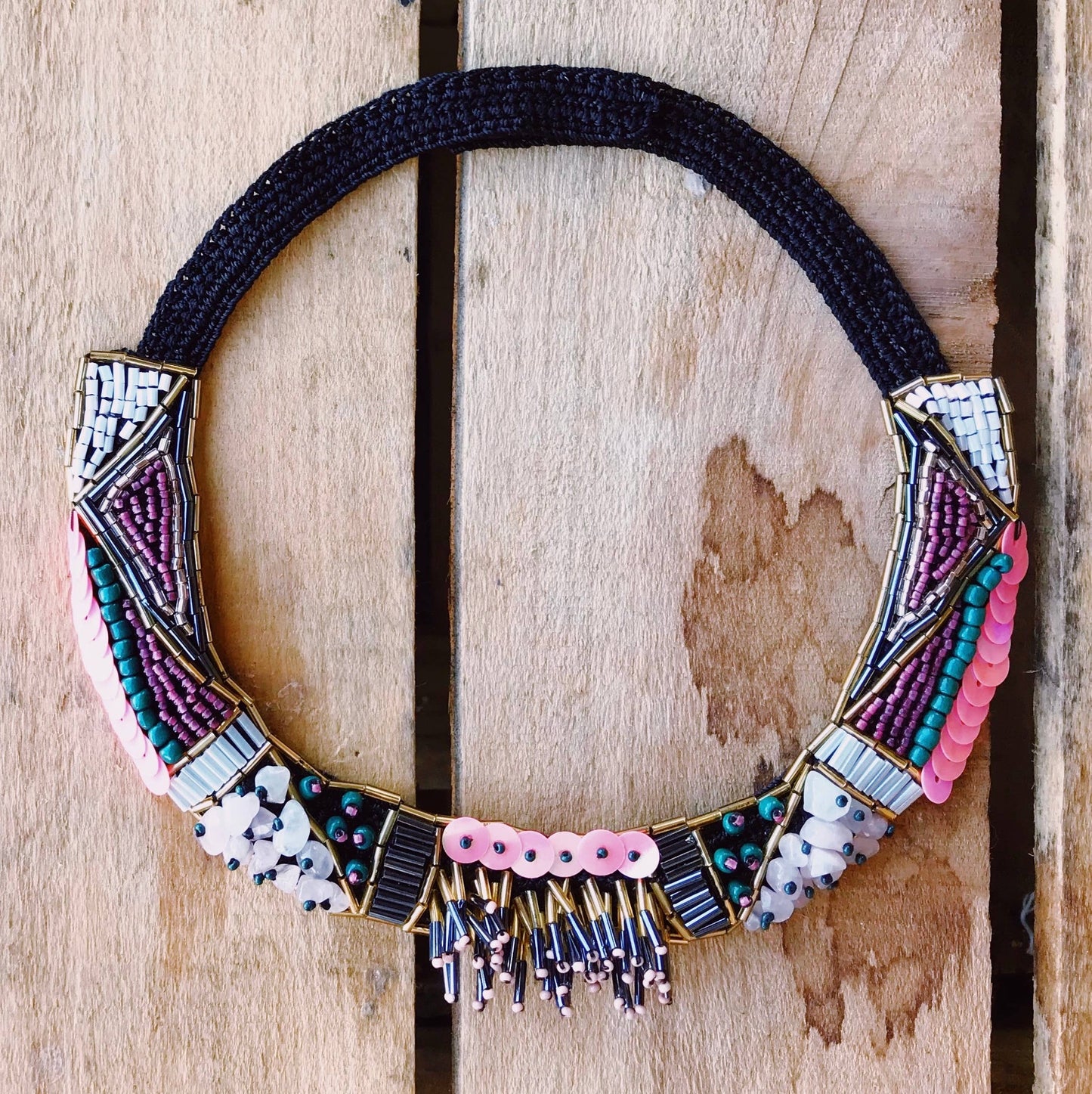 Safiye Beaded Statement Necklace