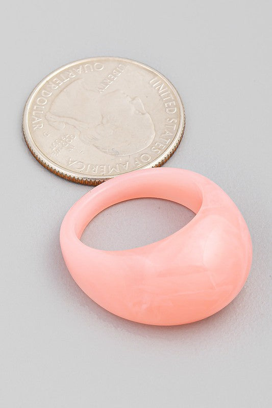 Resin Dome Top Ring