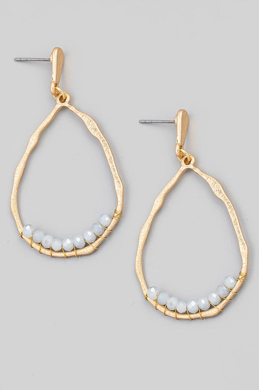 Beaded Teardrops