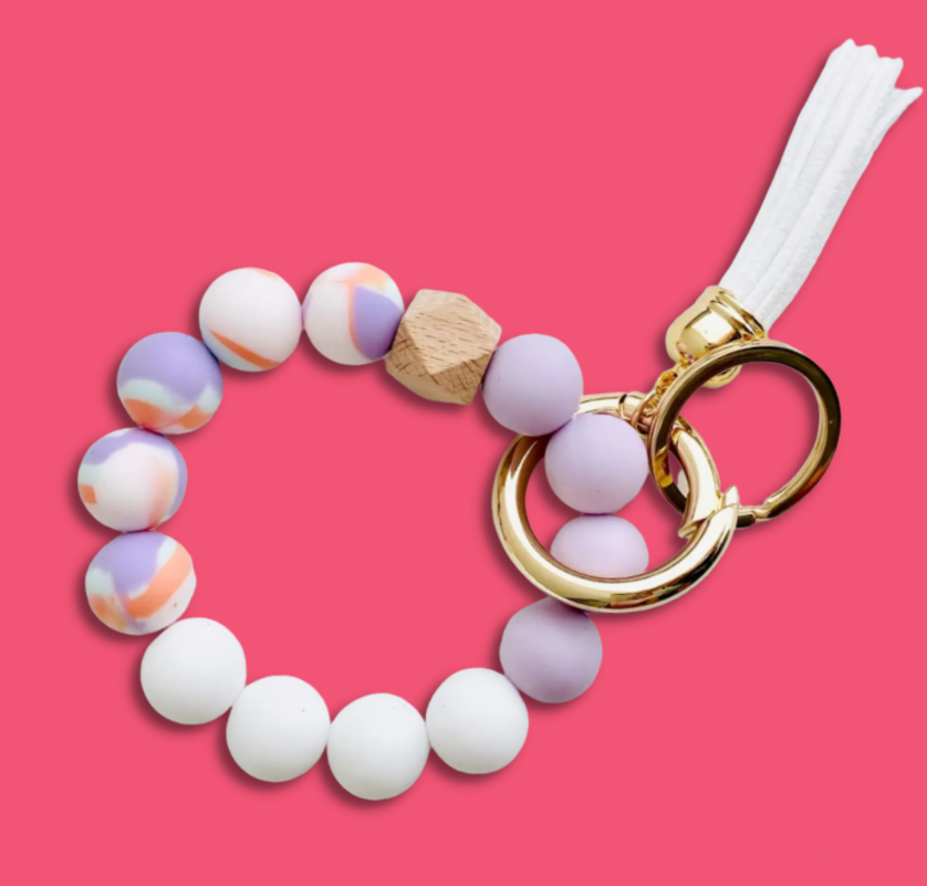 Silicone Bead Wristlet Bangle