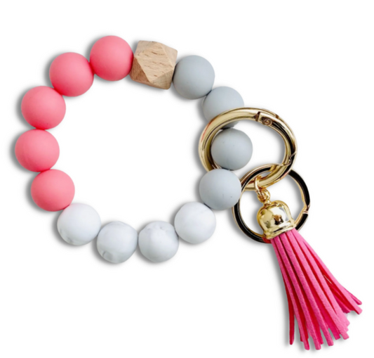 Silicone Bead Wristlet Bangle