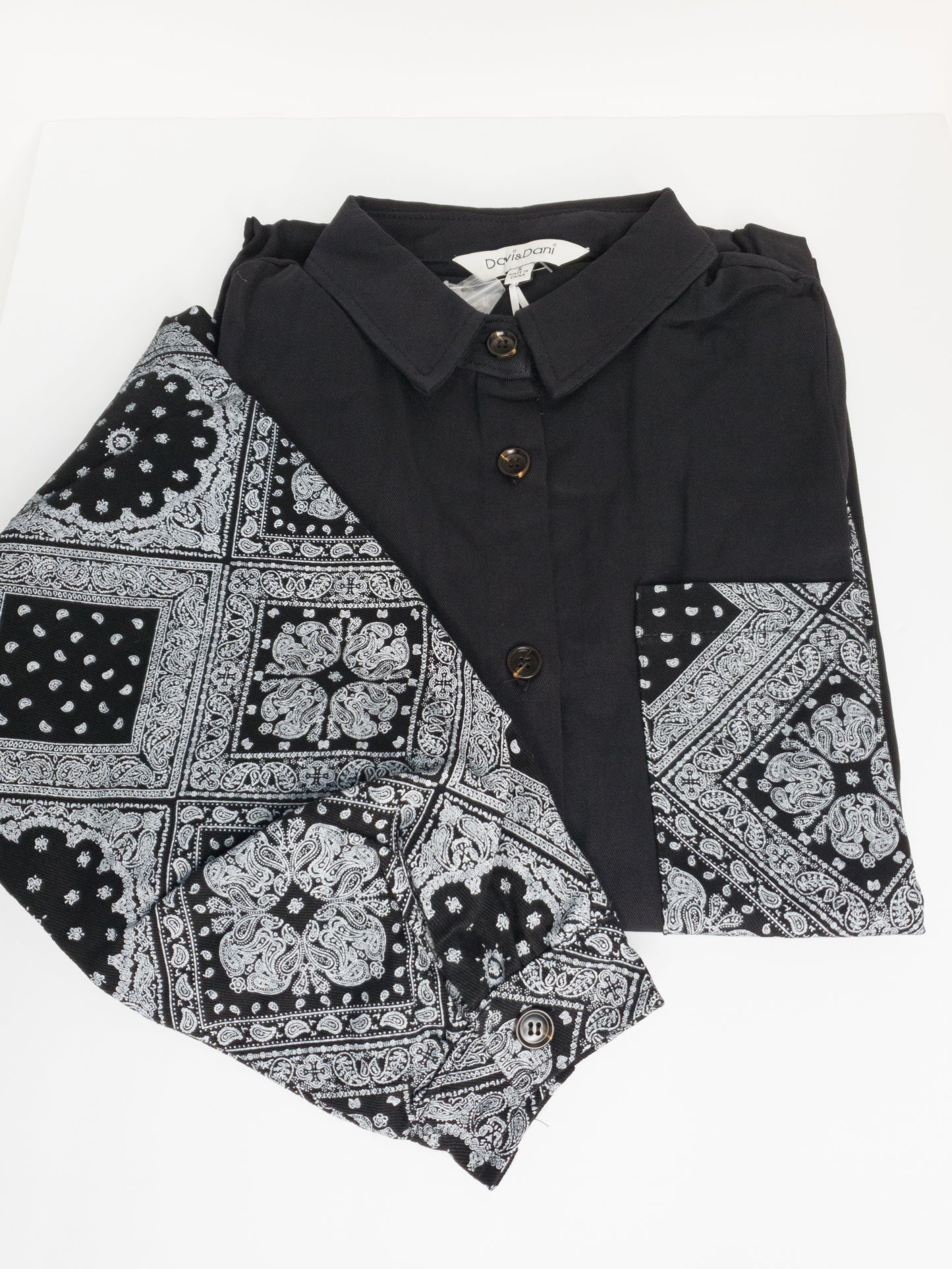 Bandana Square Shacket