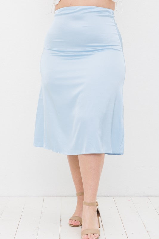 Satin Slip Skirt