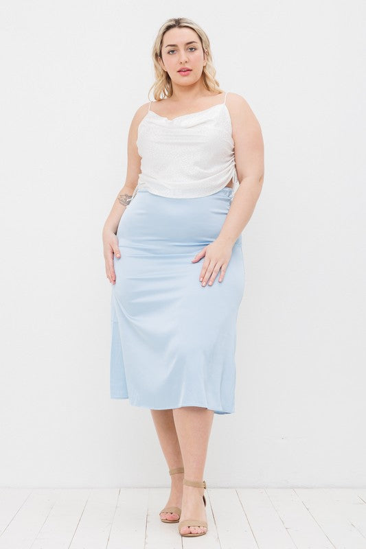Satin Slip Skirt
