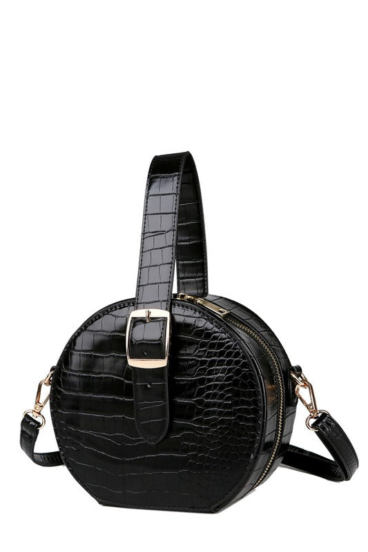 Croc Top Handle Purse