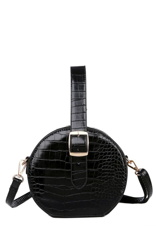 Croc Top Handle Purse