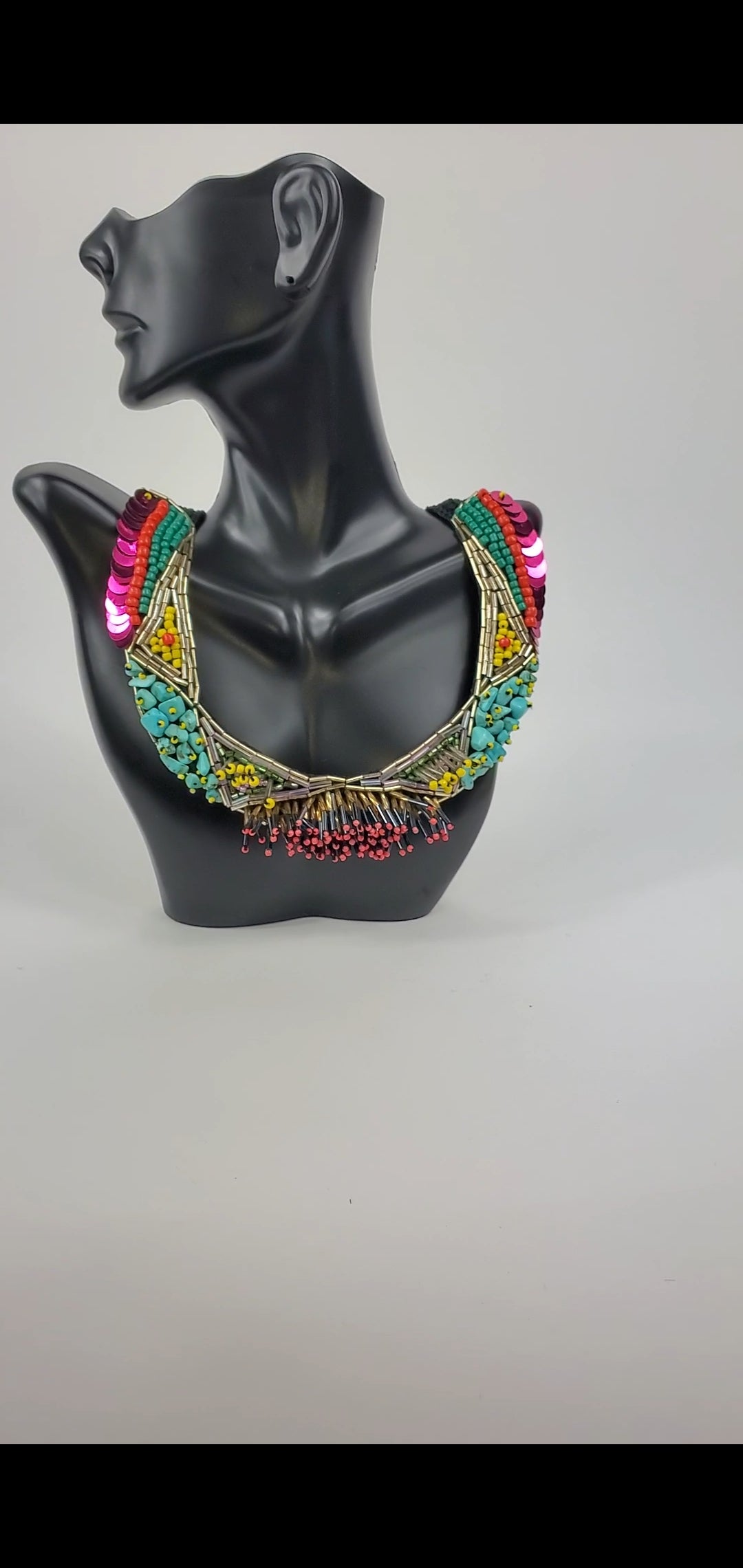 Istanbul Beaded Statement Necklace