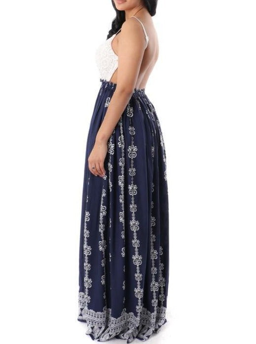 Open Back Maxi Dress - Taffycat's