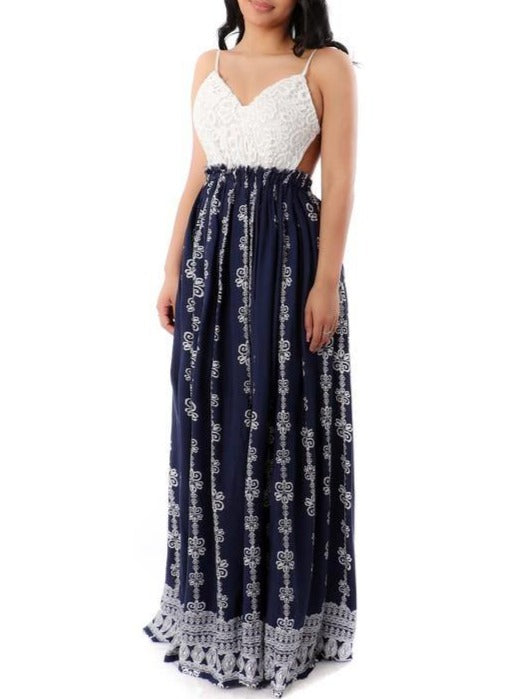 Open Back Maxi Dress - Taffycat's