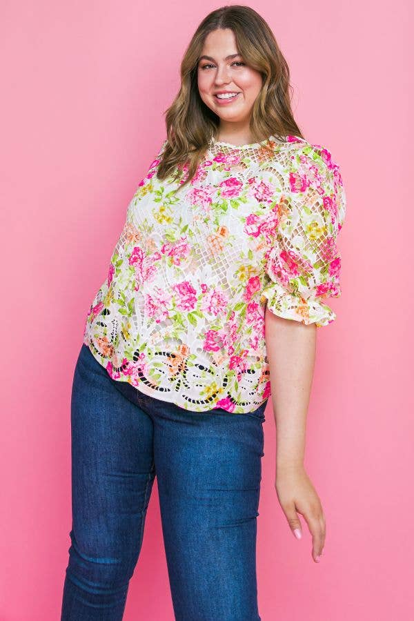 Floral Lace Blouse