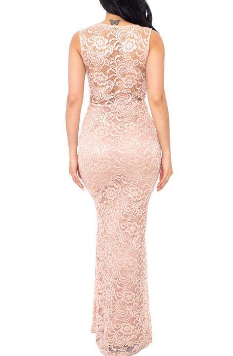 Mermaid Lace Formal Dress - Taffycat's