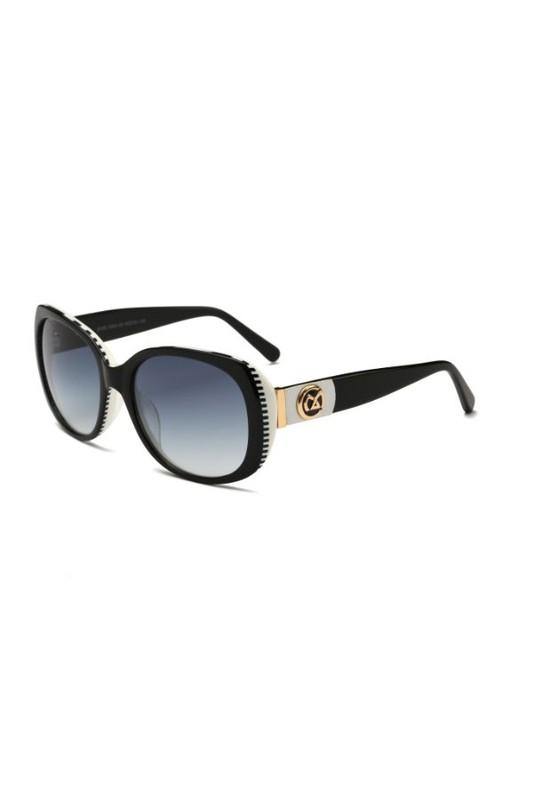Black & White Oval Butterfly Sunglasses - Taffycat's