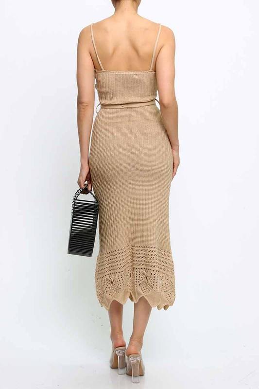 Crochet Maxi Dress - Taffycat's