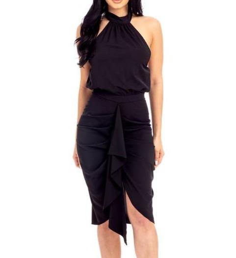 Tie Back Halter Dress - Taffycat's