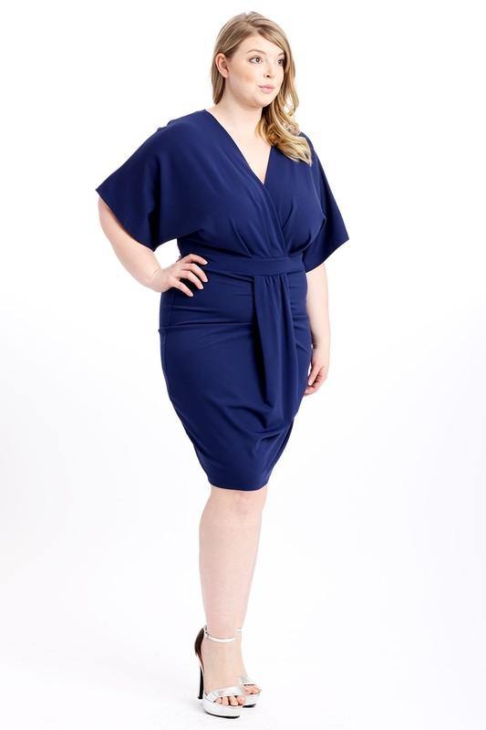 Drop Kimono Sleeved Dress - Taffycat's