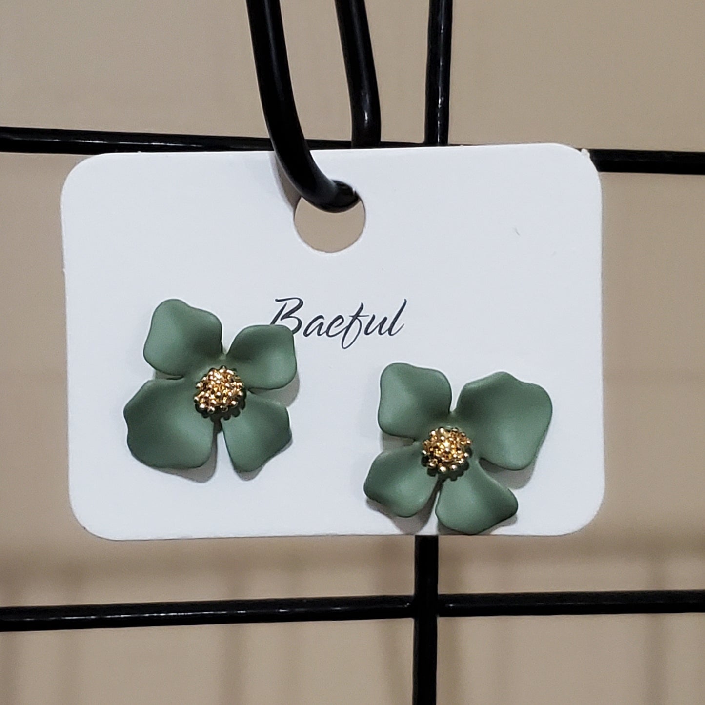 Matte Flower Earrings