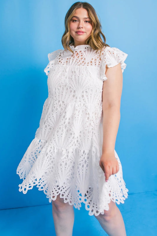 Tiered Lace Dress