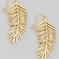 Pine Leaf Drop Earrings