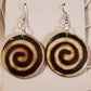 African Print Resin Earrings - Taffycat's